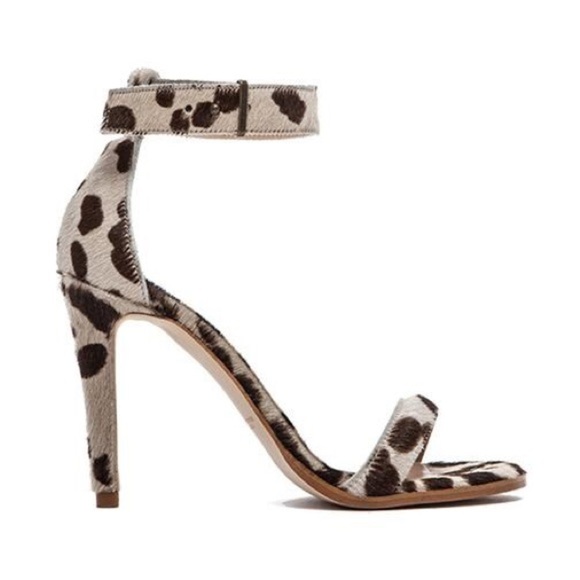 The Mode Collective Leopard Pony Hair Heeled Sandals | EU 39 / US 9 - Picture 7 of 7